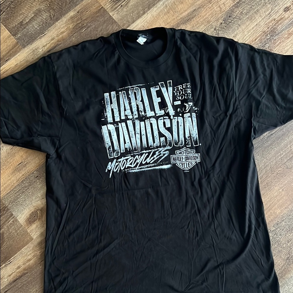 Harley-Davidson Black Graphic T-Shirt 2XL